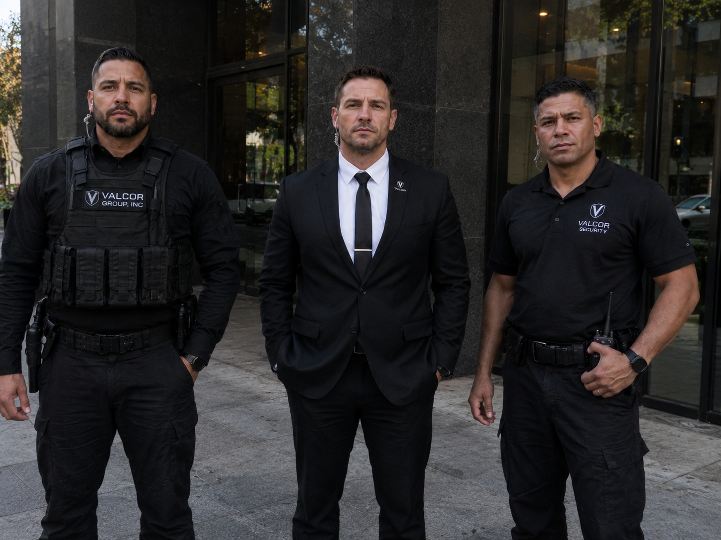Valcor concierge, armed, and unarmed officers